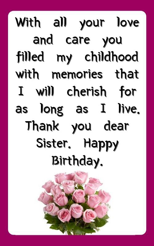 happy birthday wishes for best friend like sister